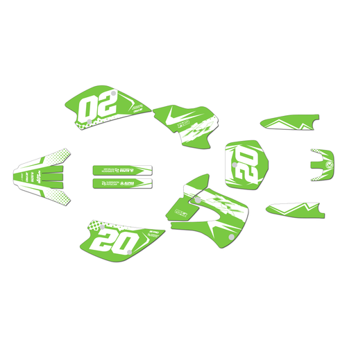 Graphics Kit for Kawasaki KX 80 (1998-2004) Spear Series