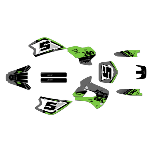 Graphics Kit for Kawasaki KX 80 (1998-2004) Venom Series