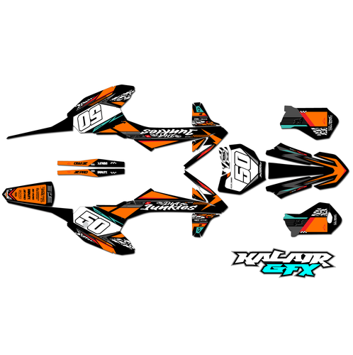Graphics Kit for Ktm ELECTRIC MINI SX-E3 (2020-2023) Rugged Series