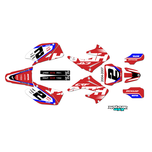 Graphics Kit for Honda CR250 (2004-2007) Flight Series