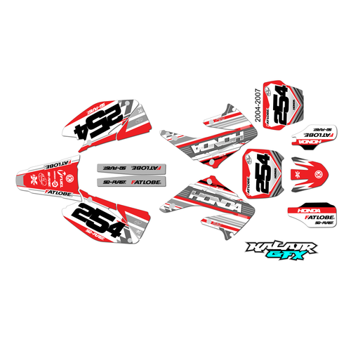 Graphics Kit for Honda CR250 (2002-2003) Redeemer Series