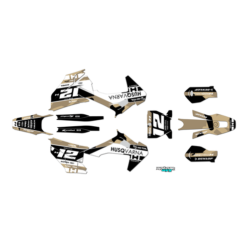 Graphics Kit for Husqvarna TC125 (2019-2022) Splash Series