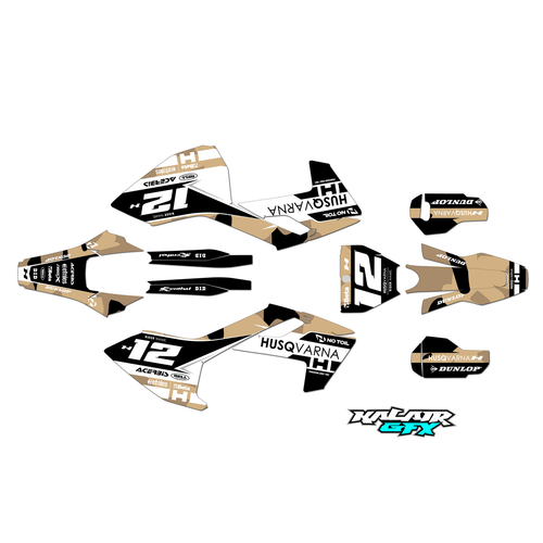 Graphics Kit for Husqvarna TC250 (2017-2018) Splash Series