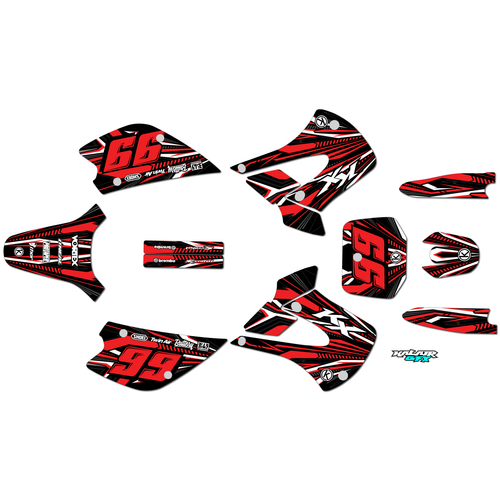 Graphics Kit for Kawasaki KX85 UFO RESTYLE (2001-2013) Prime Series