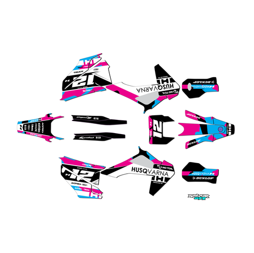 Graphics Kit for Husqvarna FE450 (2020-2023) Splash Series