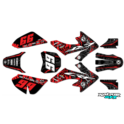 Graphics Kit for Honda CRF50 (2013+) Revolt Series