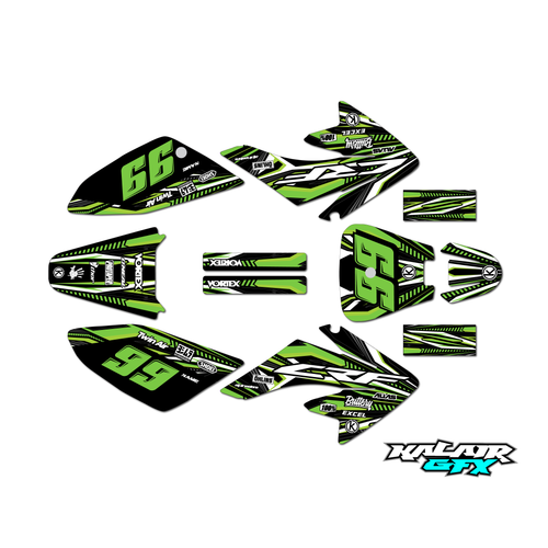 Graphics Kit for Honda CRF70 (2004+) Prime Series