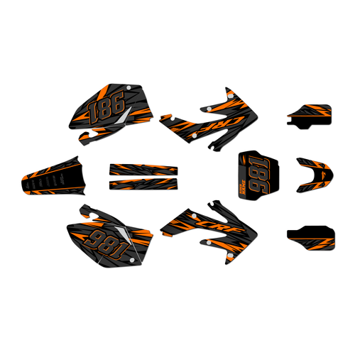 Graphics Kit for Honda CRF250R (2006-2007) Twitch Series