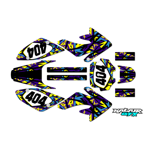 Graphics Kit for Honda CRF100 (2004-2010) Shatter Series