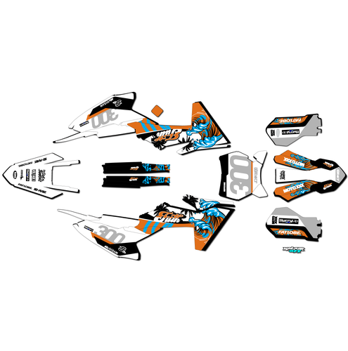 Graphics Kit for Ktm 50SX (2024) Surfs-up Series