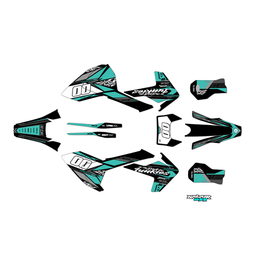 Graphics Kit for Husqvarna TE300 (2017-2019) Rugged Series