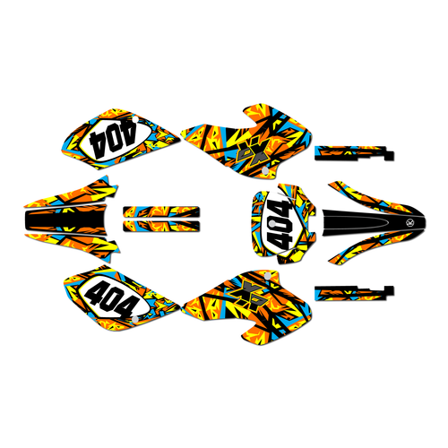 Graphics Kit for Honda XR80 (2001-2003) Shatter Series