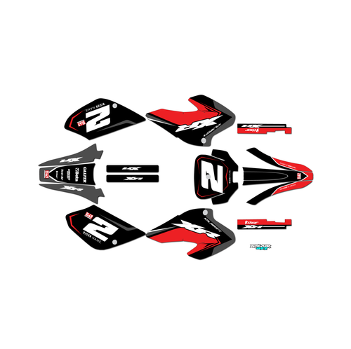 Graphics Kit for Honda XR100 (2001-2003) Lightning Series