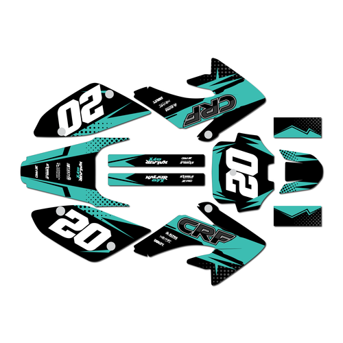 Graphics Kit for Honda CRF100 (2011-2016) Spear Series