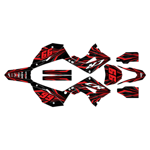 Graphics Kit for Honda CR250 POLISPORT (2002-2007) Prime Series