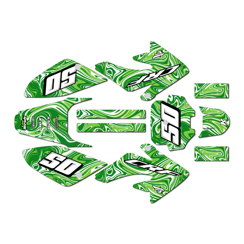 Graphics Kit for Honda CRF100 (2011-2016) Snagged Series