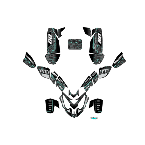 Graphics Kit for Polaris PREDATOR 500 (2002-2011) Rift Series