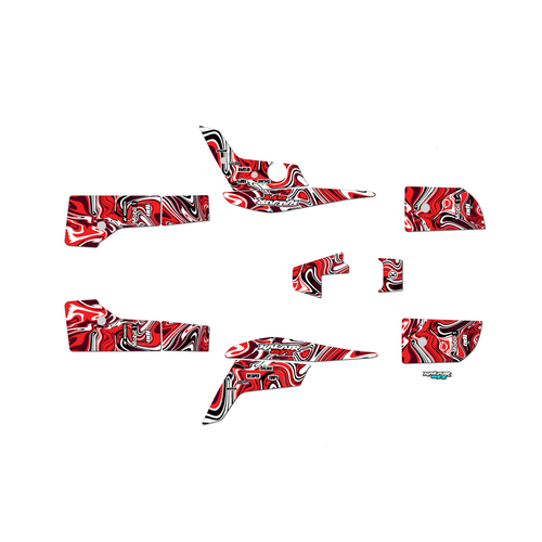Graphics Kit for Kawasaki MOJAVE250 (1988-2008) Snagged Series