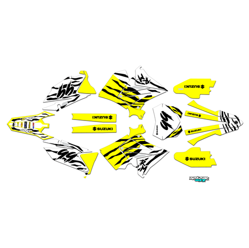 Graphics Kit for Suzuki RM125 POLISPORT (2001-2008) Raid Series