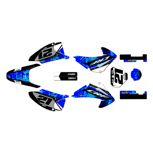 Graphics Kit for Honda CRF150F (2003-2007) Semperfi Series