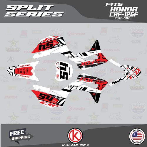 Graphics Kit for Honda CRF125F (2019-2023) CUSTOM