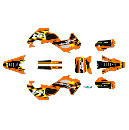Graphics Kit for Husqvarna Mini TC50 (2024) Warrior Series