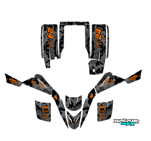 Graphics Kit for Yamaha YFS200 (2003-2006) Invasion Series