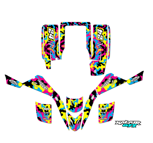 Graphics Kit for Yamaha YFS200 (2003-2006) Invasion Series