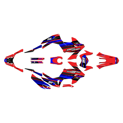 Graphics Kit for Honda XR190L (2019+) Warrior Series