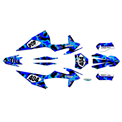 Graphics Kit for Ktm 125XC (2019-2022) Invasion Series