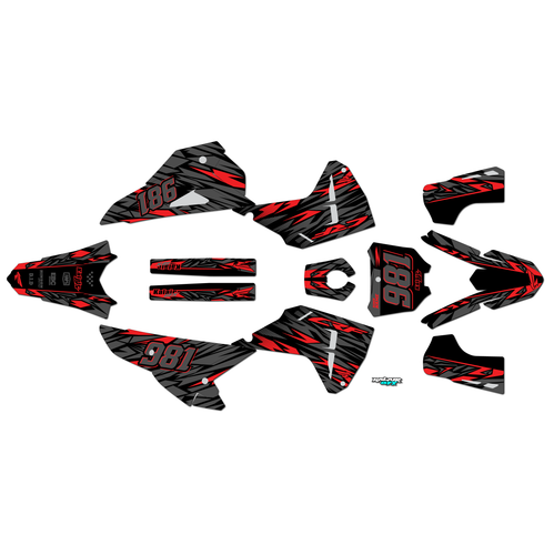 Graphics Kit for Honda CRF450R (2025) Twitch Series
