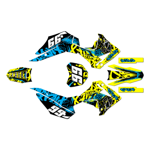 Graphics Kit for Honda CRF110F (2013-2018) Revolt Series