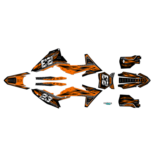 Graphics Kit for Ktm 125XC (2023) Guard Series