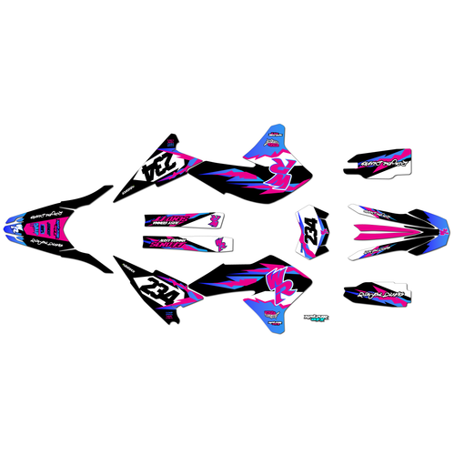 Graphics Kit for Yamaha WR250R (2008-2021) Vintage Series