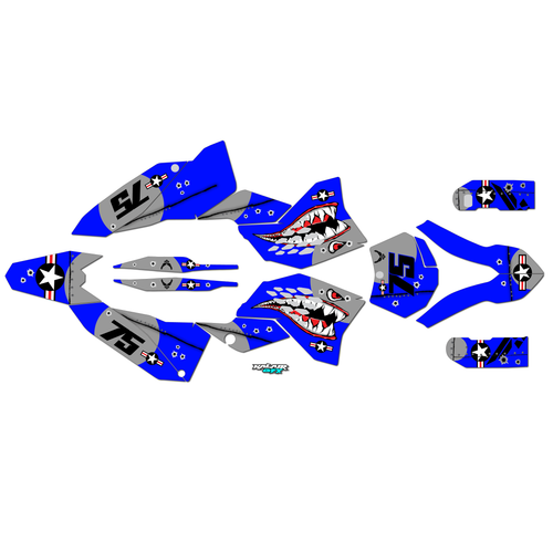 Graphics Kit for Ktm 450SXF (2007) Predator Series