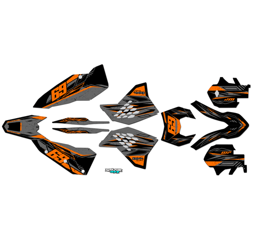 Graphics Kit for Ktm 530EXC (2008-2011) Guard Series
