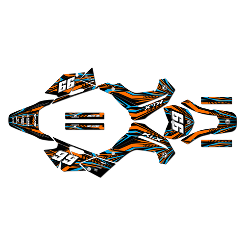Graphics Kit for Kawasaki KLX140 (2008-2018) Prime Series