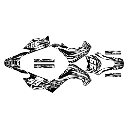 Graphics Kit for Kawasaki KLX140R (2019-2023) Prime Series