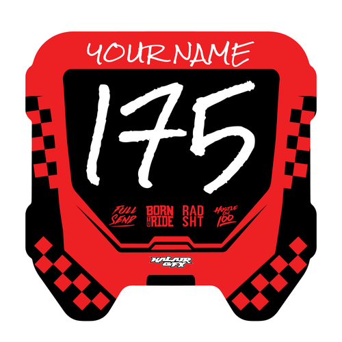 Surron Light Bee Number Plate Design 2