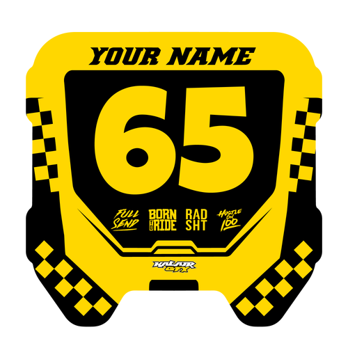 Surron Light Bee Number Plate Design 2