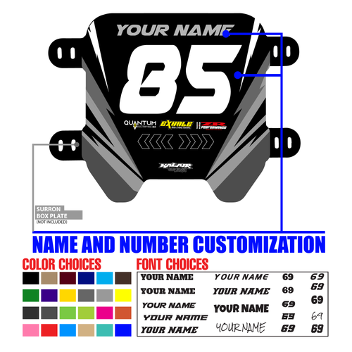 Surron Light Bee Number Plate Design 4