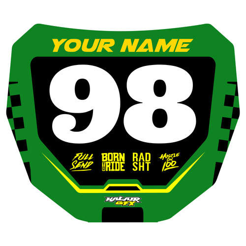 ODI Number Plate Decal Design 2