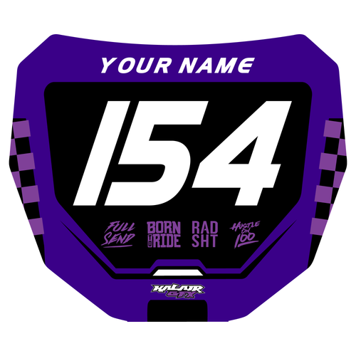 ODI Number Plate Decal Design 2