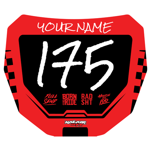 ODI Number Plate Decal Design 2