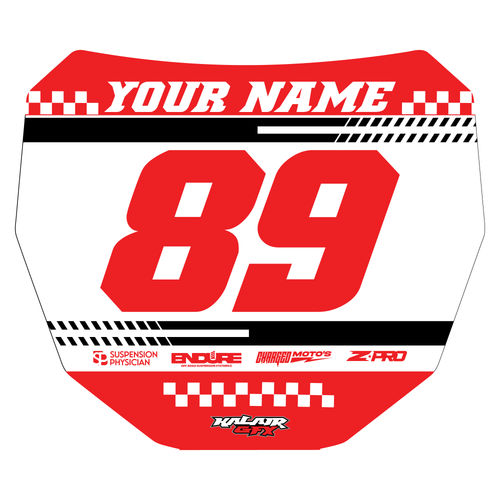ODI Number Plate Decal Design 3