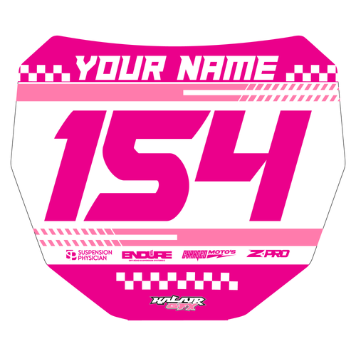 ODI Number Plate Decal Design 3