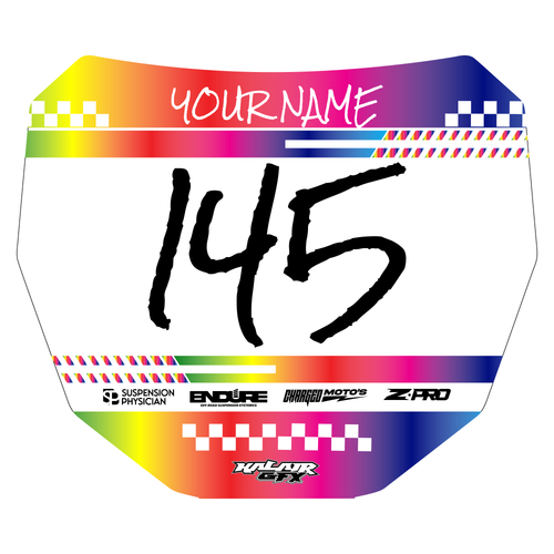 ODI Number Plate Decal Design 3