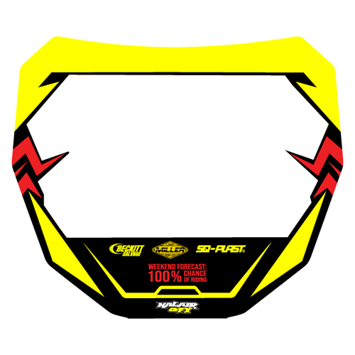 ODI Number Plate Decal Design 5