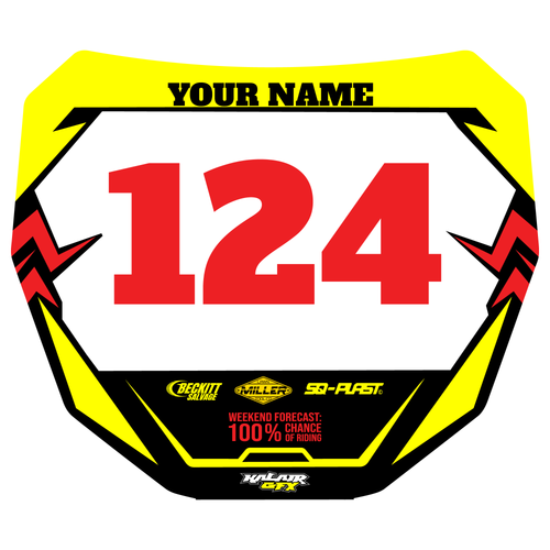 ODI Number Plate Decal Design 5