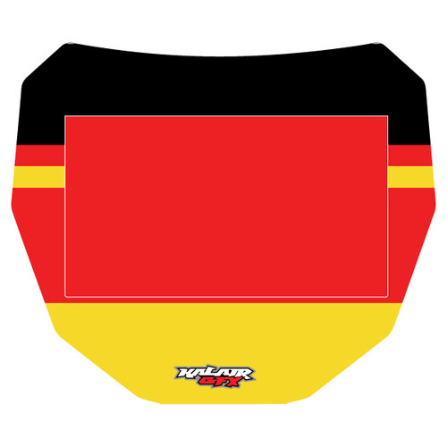 ODI Number Plate Decal Design 6